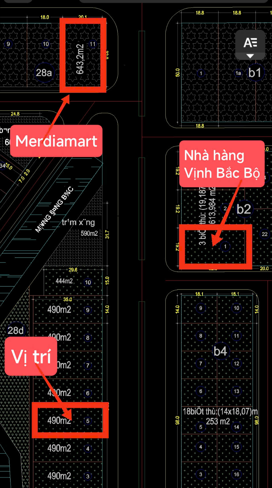 Bán đất mặt đường 40m Lô 28 Lê Hồng Phong, 490m MT 14m, ngay Mediamart, Giá 130 tr/m - Ảnh 3