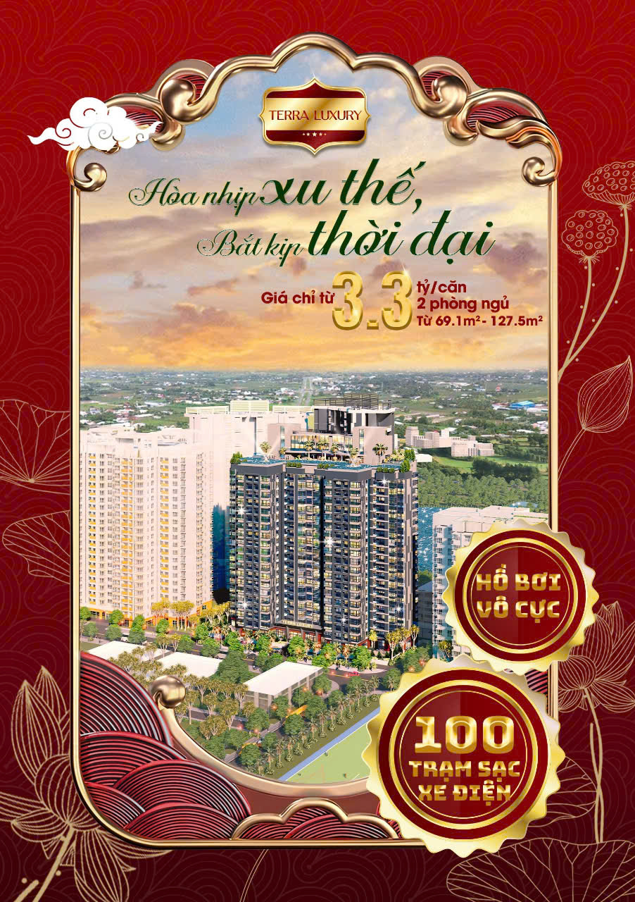 Mở bán căn hộ đầu tiên tại Nam Sài Gòn - Terra Luxury đẳng cấp 5 sao  - Hỗ trợ vay 80% - Ảnh chính