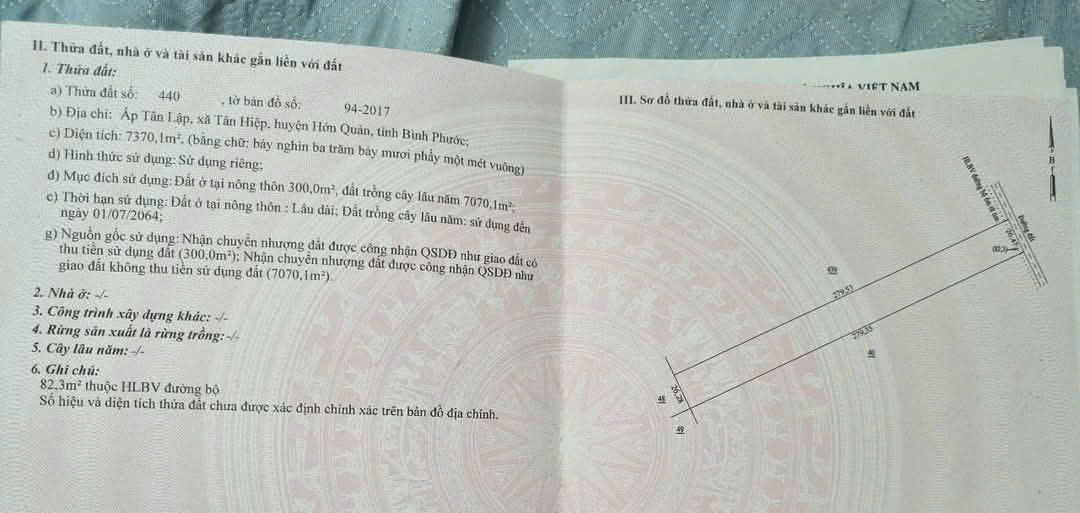 ĐẤT Ở THỔ CƯ MẶT TIỀN ĐT743 BÁN GẤP, TÂN HIỆP, HỚN QUẢN, BÌNH PHƯỚC - CHỈ 4.5 TỶ - SỔ ĐỎ - Ảnh 4