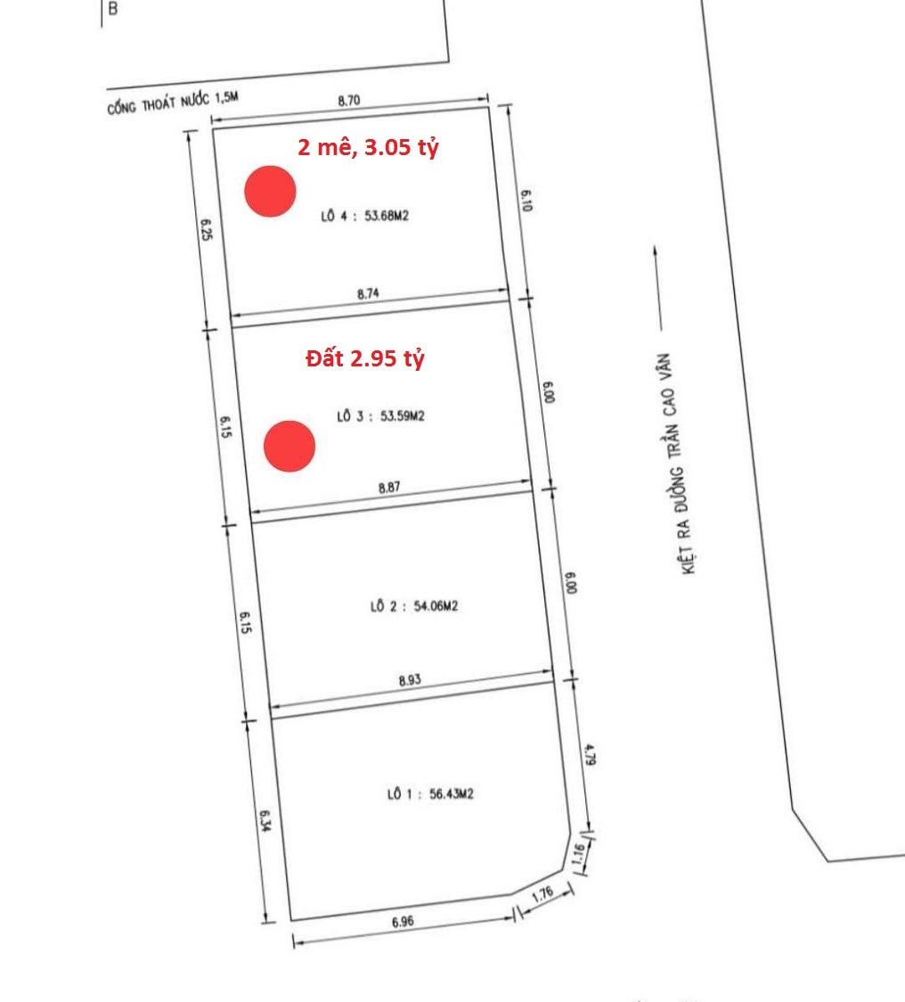 ♪ Gần Chợ Kỳ Đồng, Góc kiệt Ô tô đậu, 54m2, ngang 6m, 2 mê cứng, 3.05 tỷ - Ảnh 3