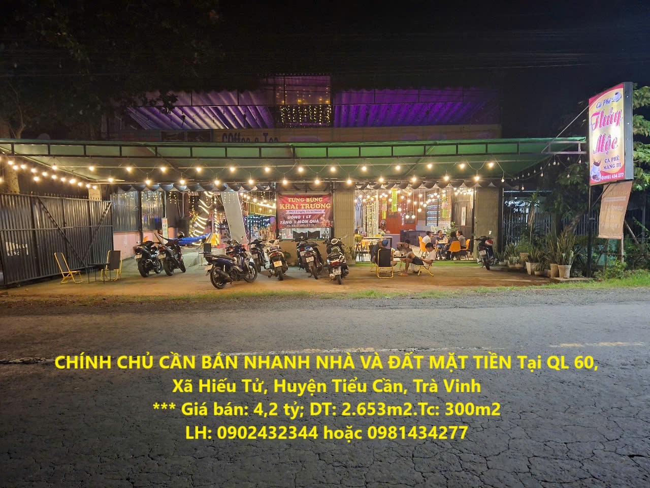 CHÍNH CHỦ CẦN BÁN NHANH NHÀ VÀ ĐẤT MẶT TIỀN Tại QL 60, Xã Hiếu Tử, Huyện Tiểu Cần, Trà Vinh - Ảnh chính