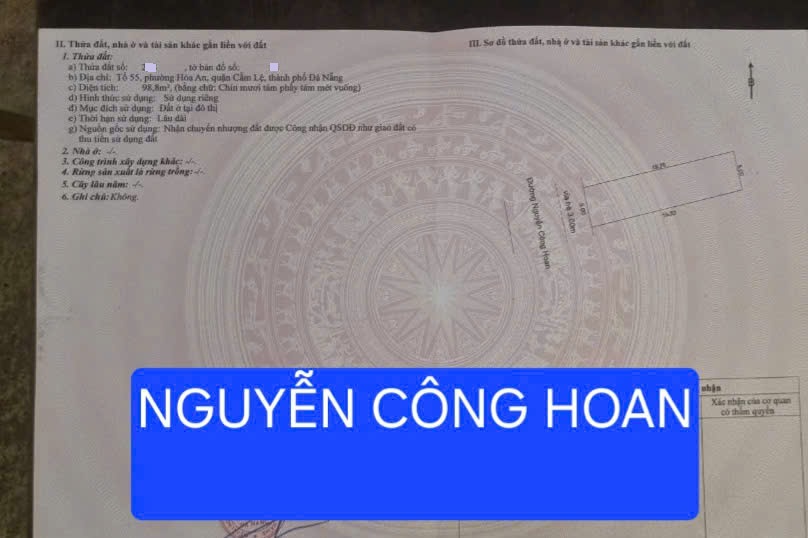 Cần bán 2 lô liền kề đường 7.5m Nguyễn Công Hoan - bên hông bến xe TP. Kẹp kiệt - Ảnh 1