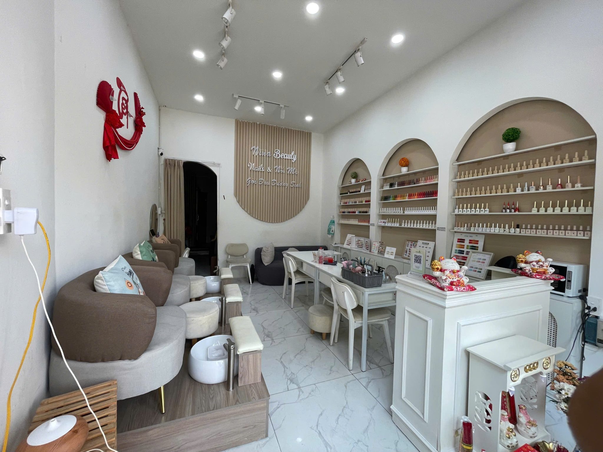 Gò Vấp ! Sang SaLon Nail – SPA decor Hiện đại & xinh xắn nằm ngay khu dân trí cao Cityland Central - Ảnh 4