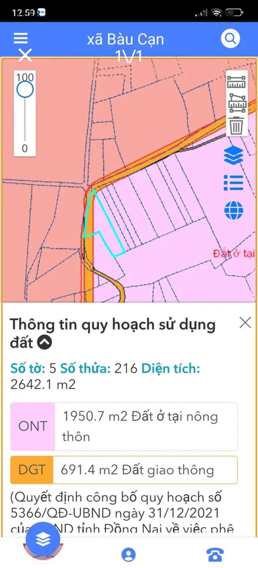 CẦN BÁN NHANH LÔ ĐẤT Tại Xã Bàu Cạn, Huyện Long Thành, Đồng Nai - Ảnh 1