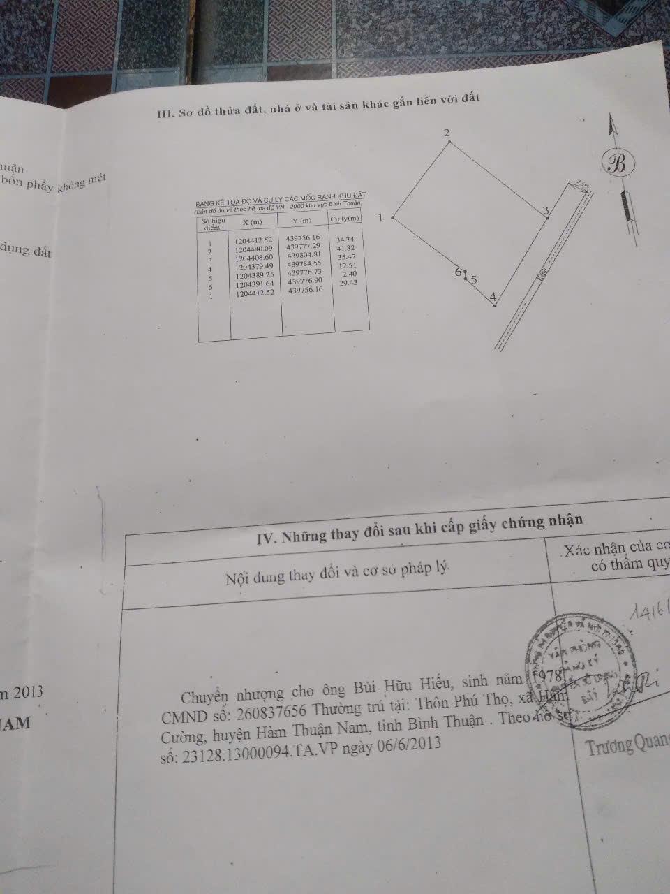 CHÍNH CHỦ CẦN BÁN NHANH LÔ ĐẤT ĐẸP  Phú Thọ, Hàm Cường, Hàm Thuận Nam, Bình Thuận - Ảnh 2