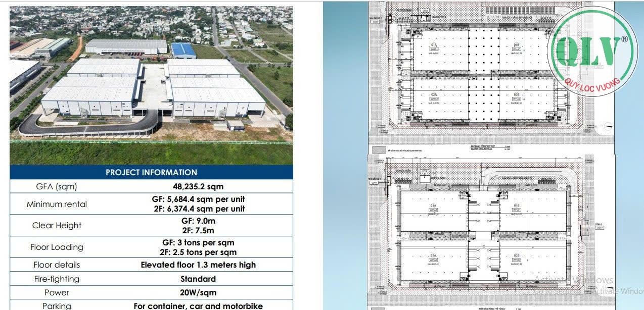 Cho thuê kho chứa hàng diện tích 48.235 m2 KCN Vsip 1, Bình Dương - Ảnh 2