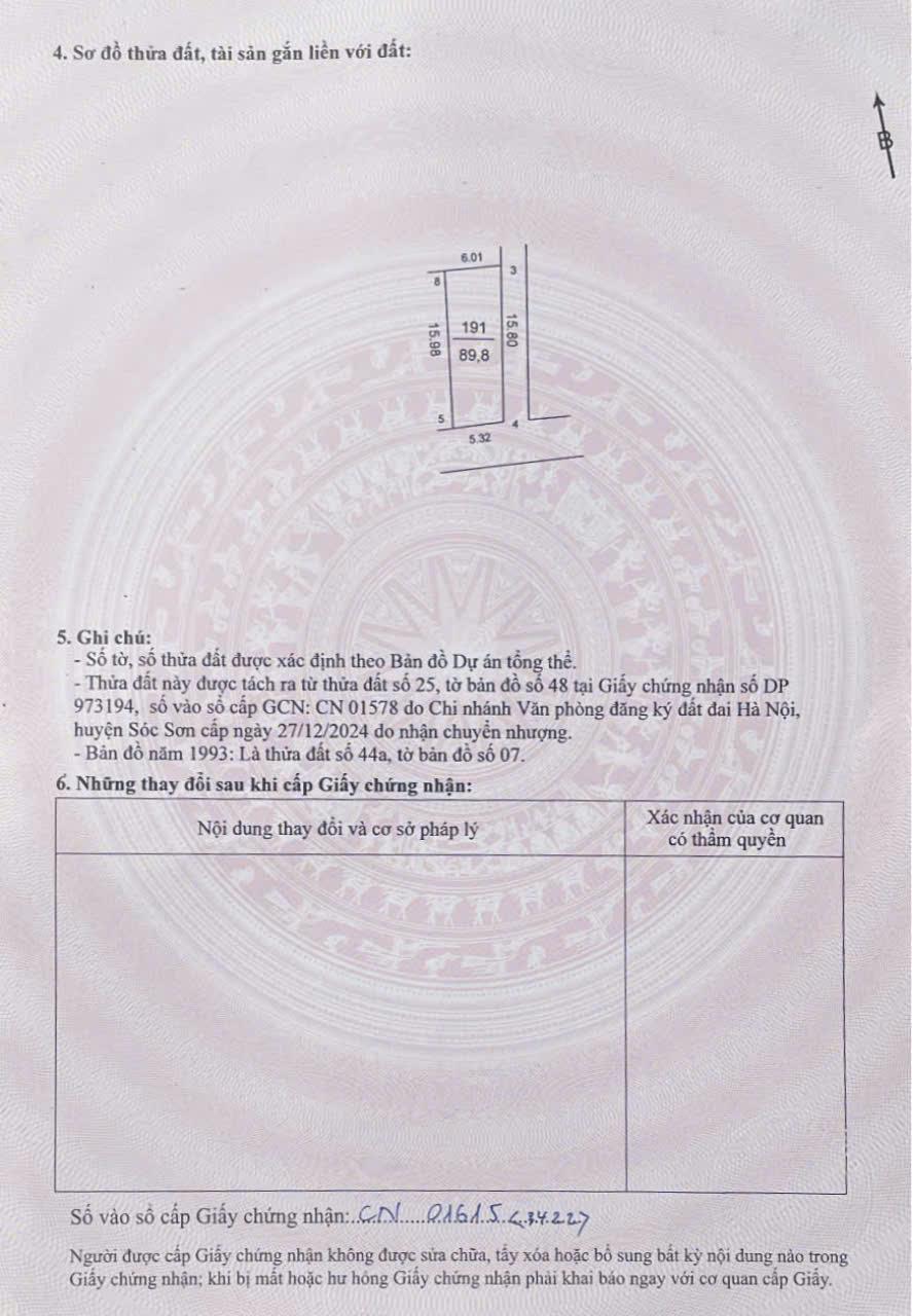 Chính Chủ Bán Lô Đất Đầy Tiềm Năng Vị Trí Đắc Địa Tại Thái Đường, Hiền Ninh, Sóc Sơn, Hà Nội - Ảnh chính