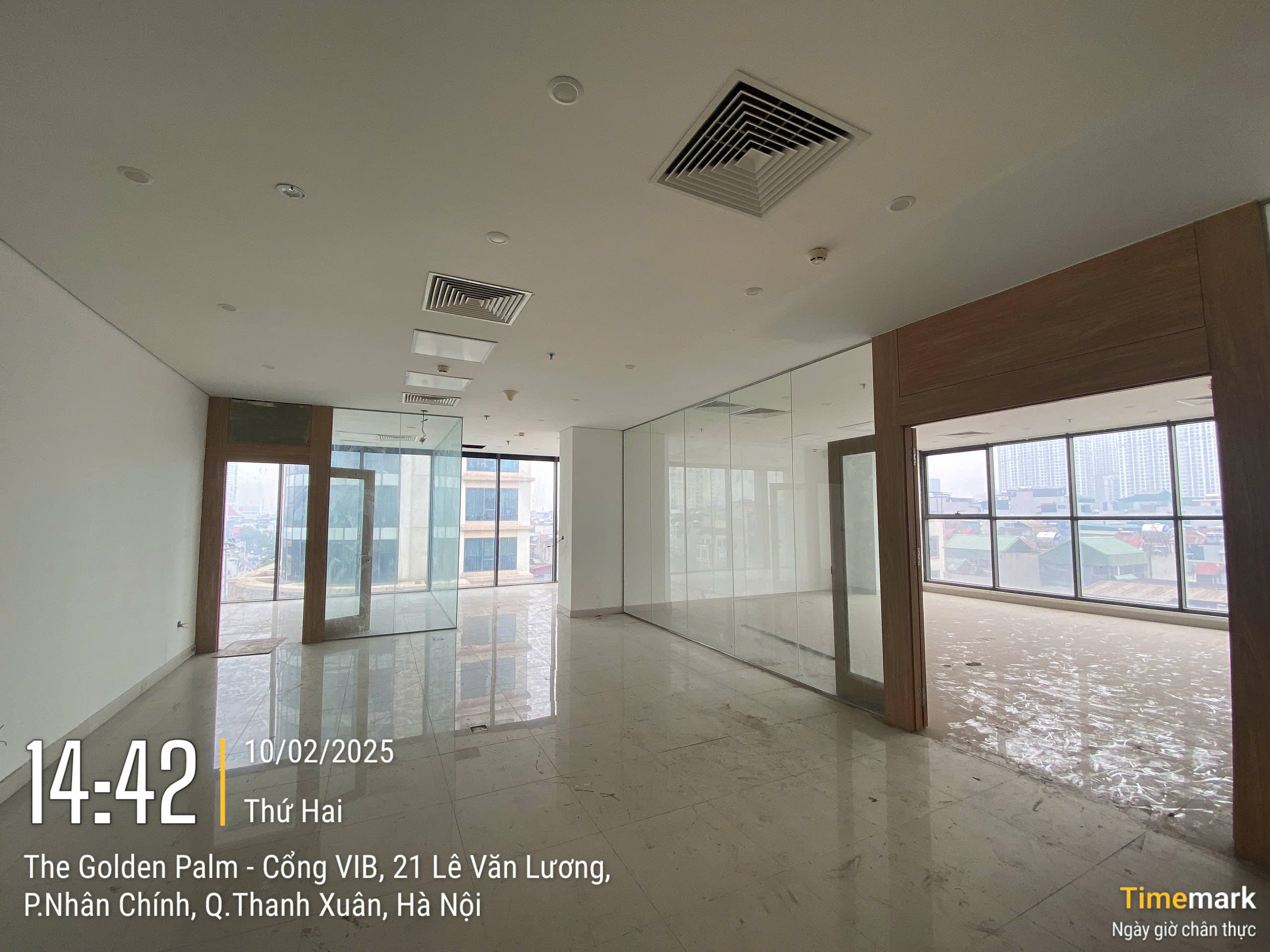 Cho thuê sàn VP 350m2 tòa Golden Plam Lê Văn Lương, Thanh Xuân, Hà Nội vào ngay - Ảnh 3