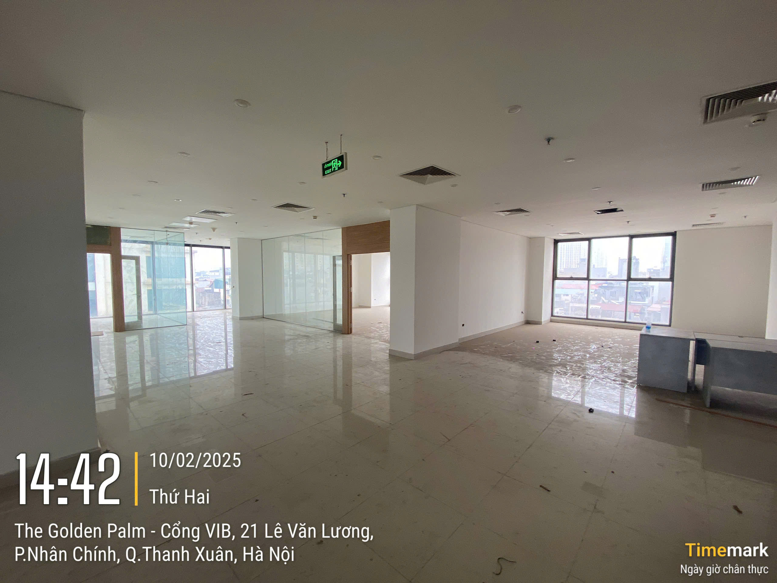 Cho thuê sàn VP 350m2 tòa Golden Plam Lê Văn Lương, Thanh Xuân, Hà Nội vào ngay - Ảnh 2