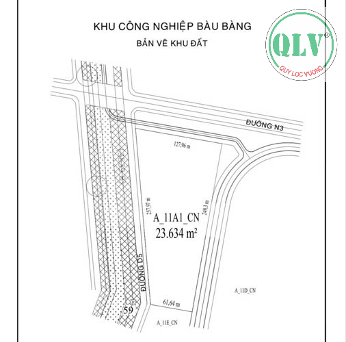 Bán đất trong Khu Công Nghiệp Bàu Bàng, Bình Dương giá bán 165 USD/m2. - Ảnh chính