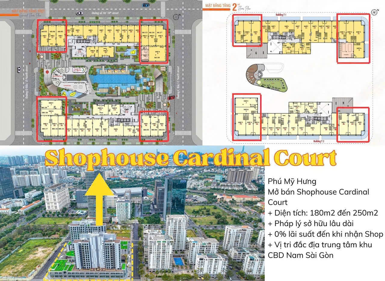 SHOPHOUSE CARDINAL COURT PHÚ MỸ HƯNG GIÁ TỐT NHẤT DỰ ÁN MUA TRỰC TIẾP CĐT - Ảnh 2