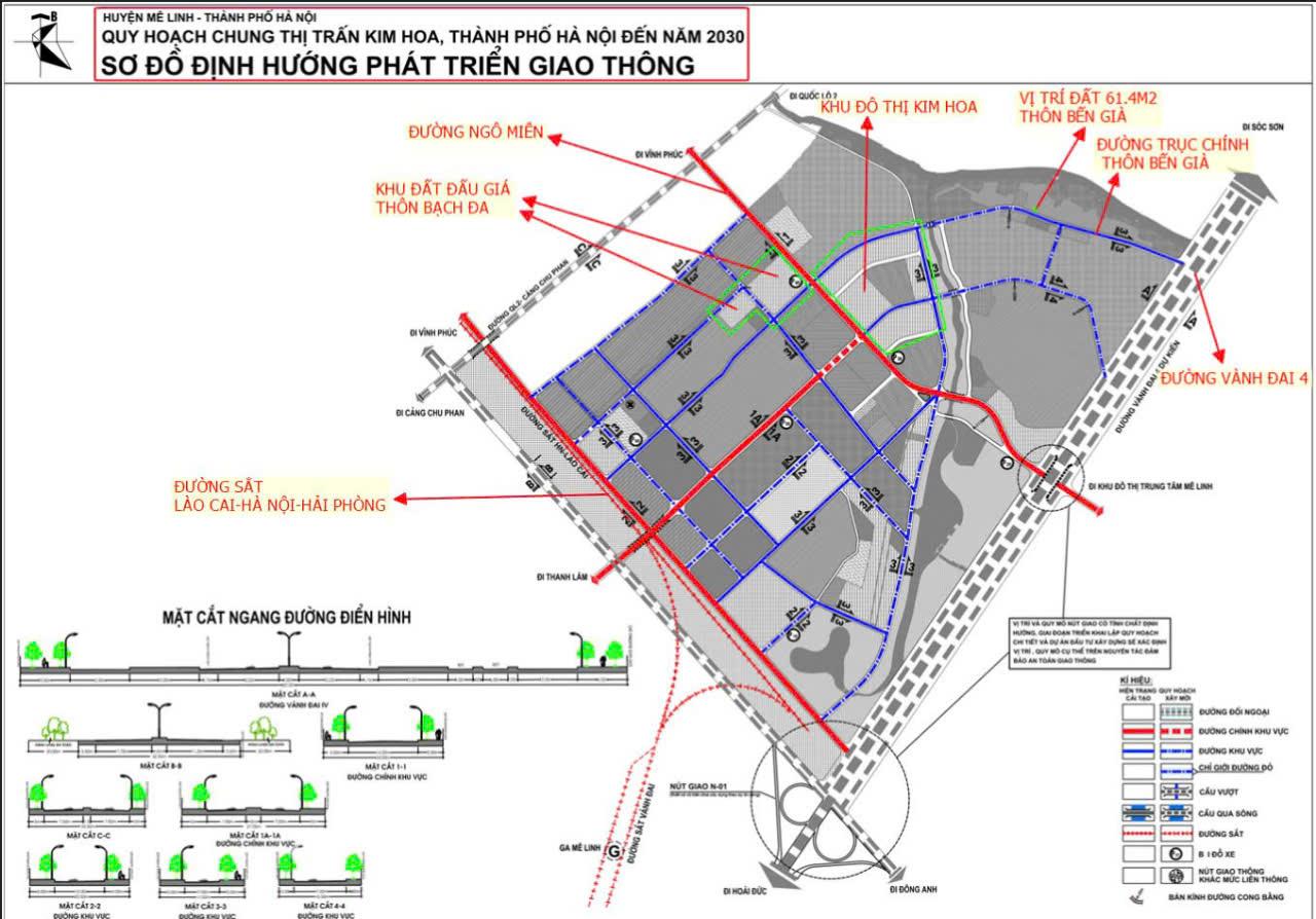 ĐẤT ĐẸP - GIÁ TỐT - CHÍNH CHỦ CẦN BÁN ĐẤT TẠI Thôn Bến Già, xã Kim Hoa, huyện Mê Linh Hà Nội - Ảnh 1