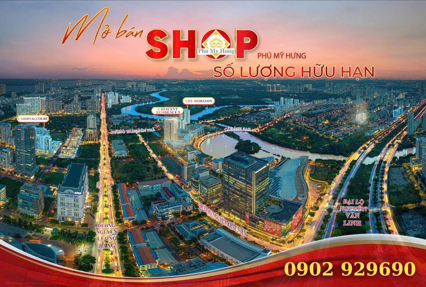 Chủ Đầu Tư Phú Mỹ Hưng mở bán shophouse Khu Hồ Bán Nguyệt Phú Mỹ Hưng, căn góc đẹp, thoáng - Ảnh chính