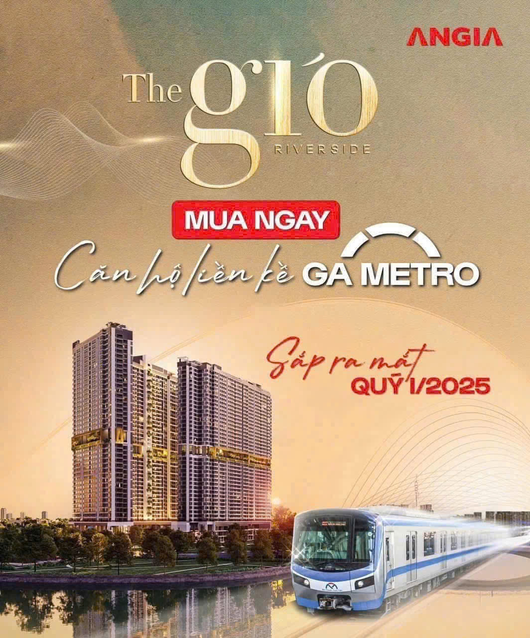 Chỉ trả trước 160tr, cơ hội sở hữu căn hộ The Gió Riverside - Xu hướng căn hộ Metro - Ảnh chính