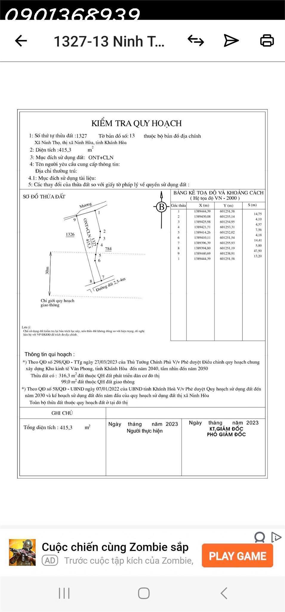 ĐẤT KHU KINH TẾ VÂN PHONG - Ảnh 4