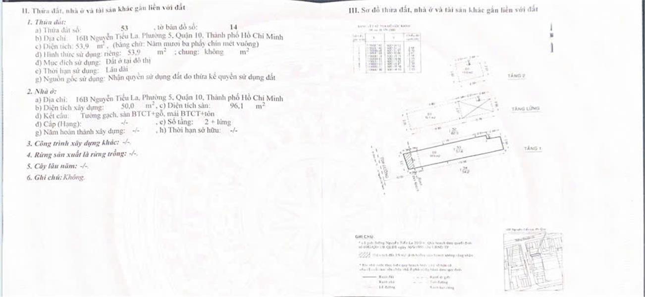 NHÀ VỊ TRÍ ĐẸP - GIÁ TỐT  Đường Nguyễn Tiểu La, Phường 5, Quận 10, Tp Hồ Chí Minh - Ảnh chính