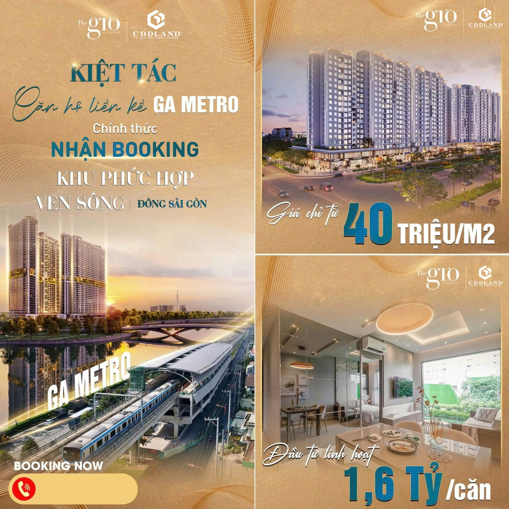 Dự án The Gió An Gia giỏ hàng căn 2PN 75M2 liền kề Ga Metro SG Suối Tiên chỉ 3,1 Tỷ. - Ảnh chính