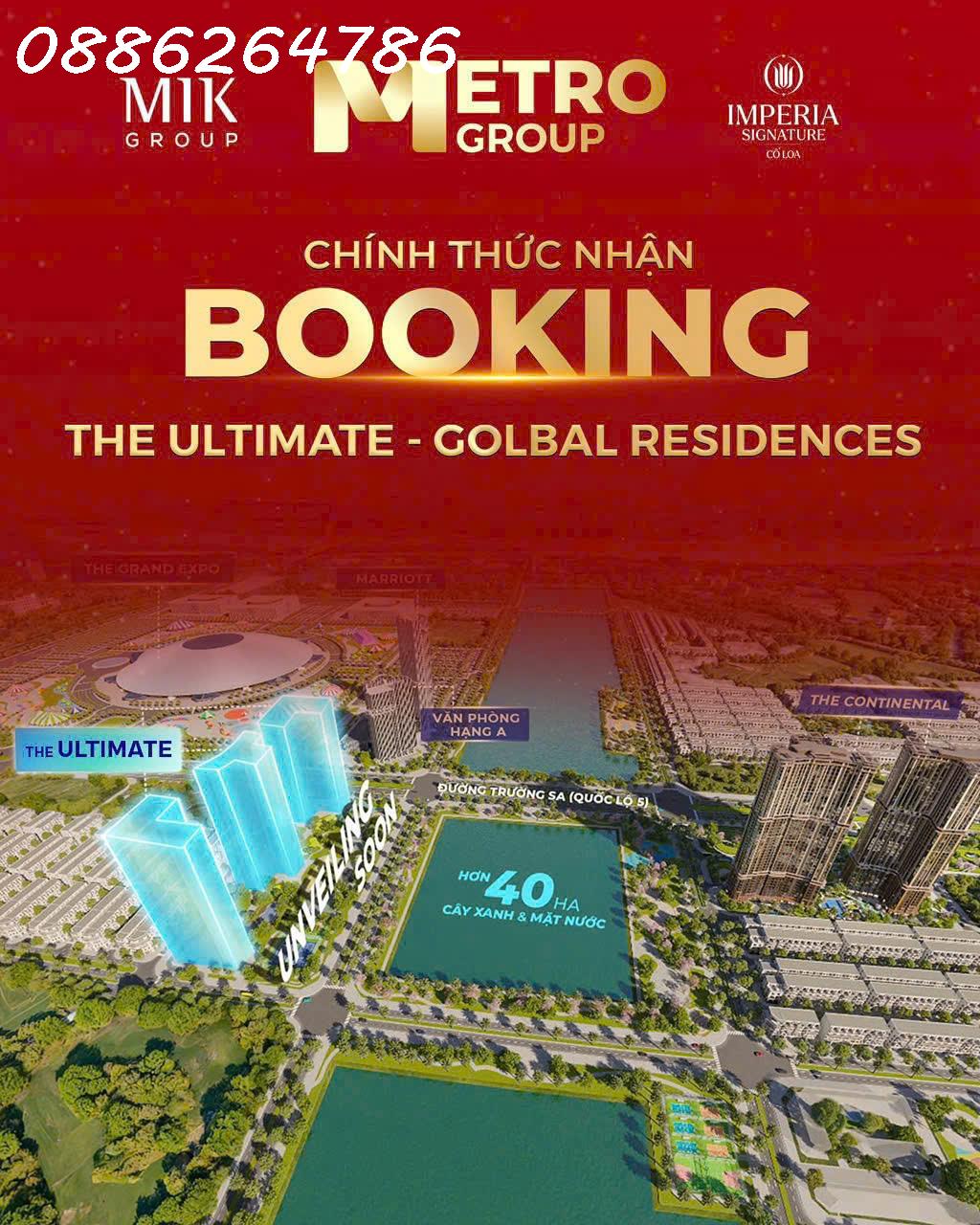 CHÍNH THỨC NHẬN BOOKING dự án The Ultimate - Golbal Residences - Ảnh chính