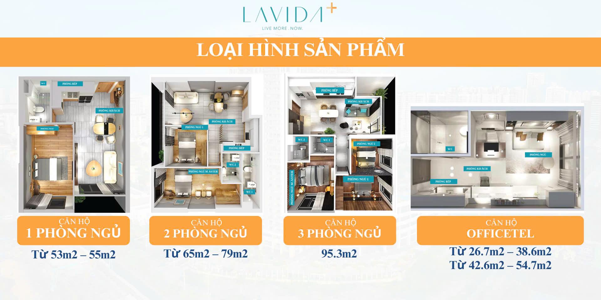 Căn hộ Lavida Plus Q7 1Pn 55m2  giá 3 tỷ có vat, Ck 5%. CĐT 0917688586 - Ảnh chính