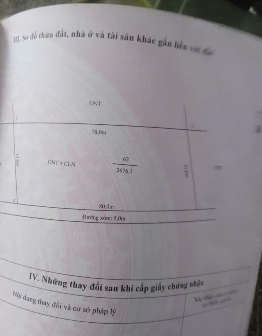 CHỈ 530 TRIỆU CÓ NGAY THỬA ĐẤT HAI MẶT TIỀN TẠI XÃ TU VŨ, THANH THUỶ, PHÚ THỌ - Ảnh 1