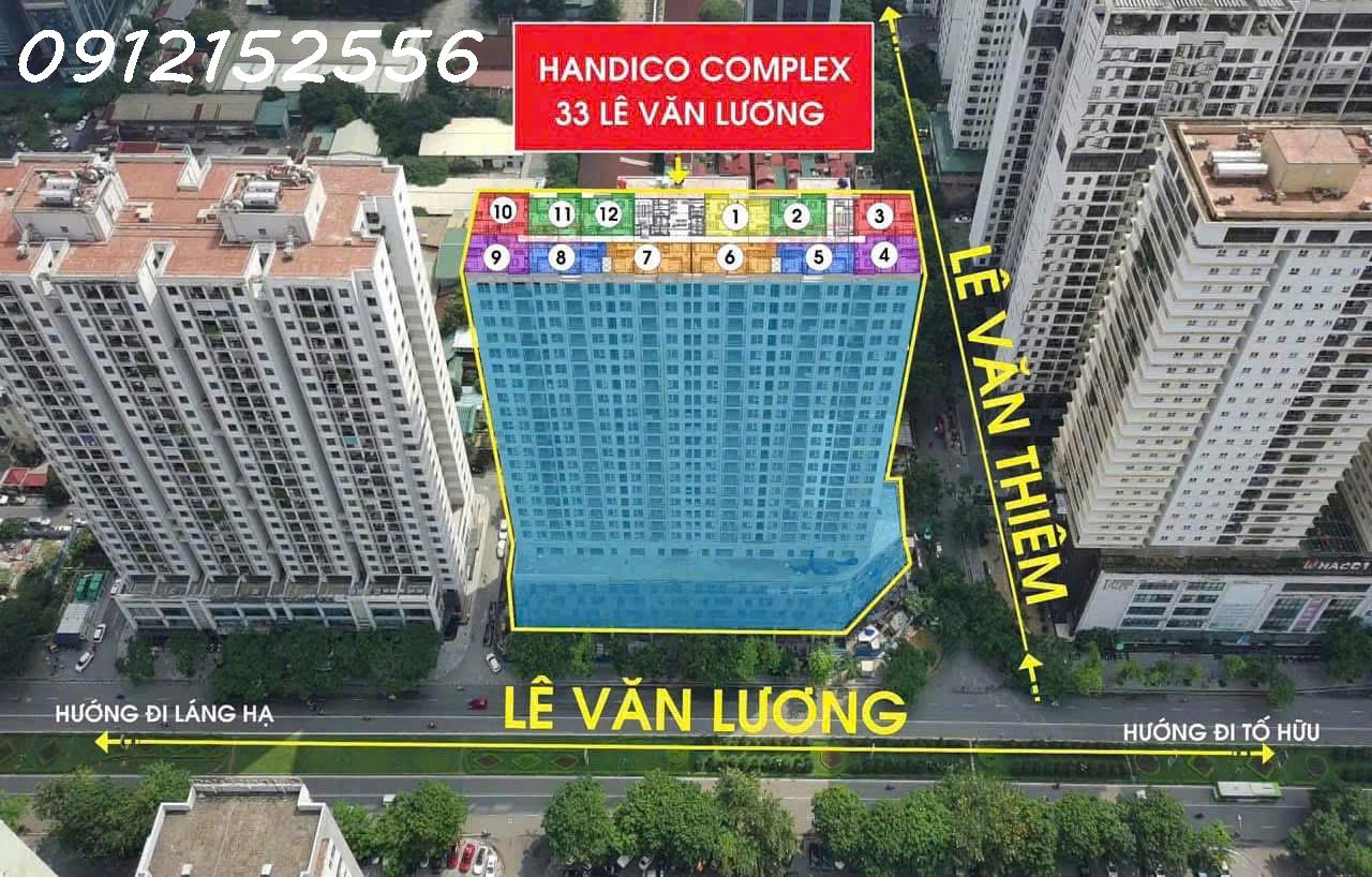 Bán xuất mua ngoại giao căn hộ 33 Lê Văn Lương Handico Complex, chỉ từ 83tr/m2, 2PN, 3PN - Ảnh 2