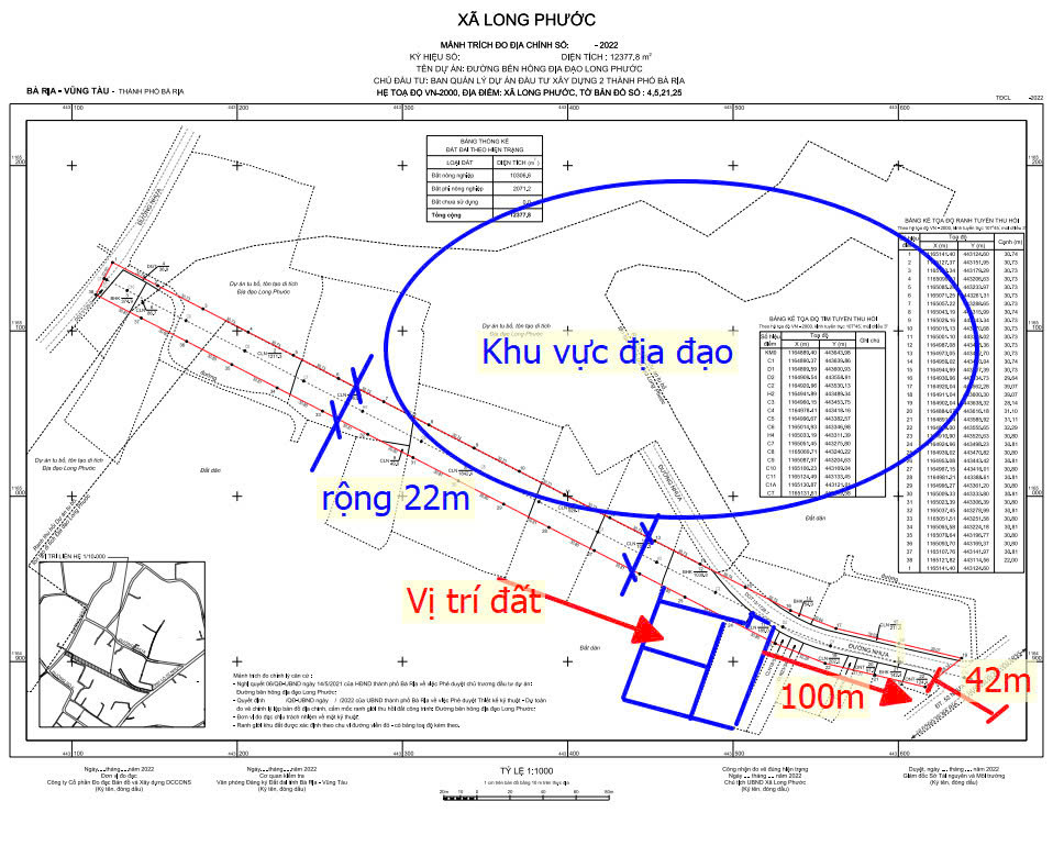 Cần chuyển nhượng lô đất xã Long Phước, Tp. Bà Rịa - Vũng Tàu - Ảnh 3