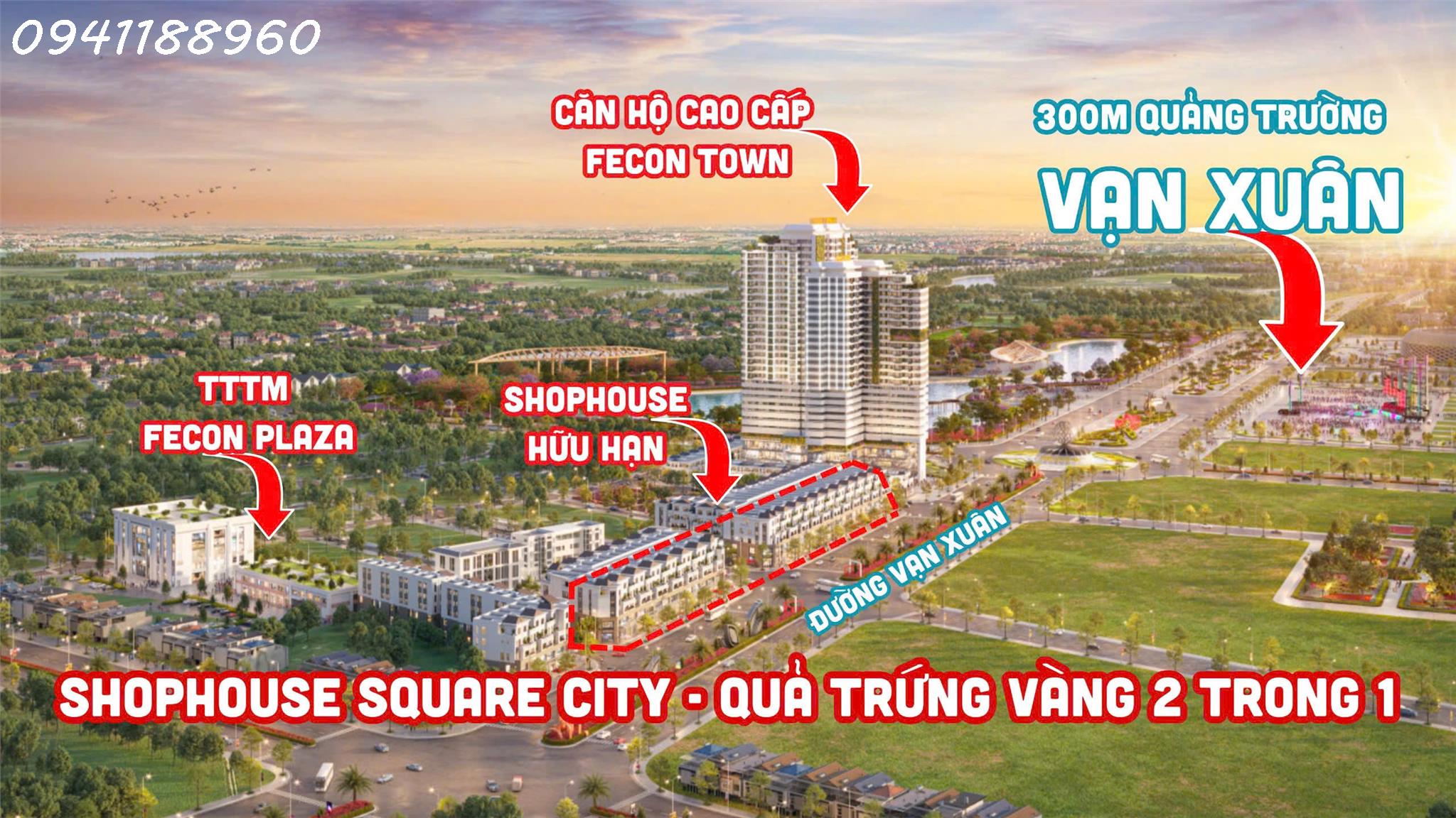 Square City - Căn độc quyền, Quỹ hàng chủ đầu tư. Liên hệ: 0941 188 960 - Ảnh chính