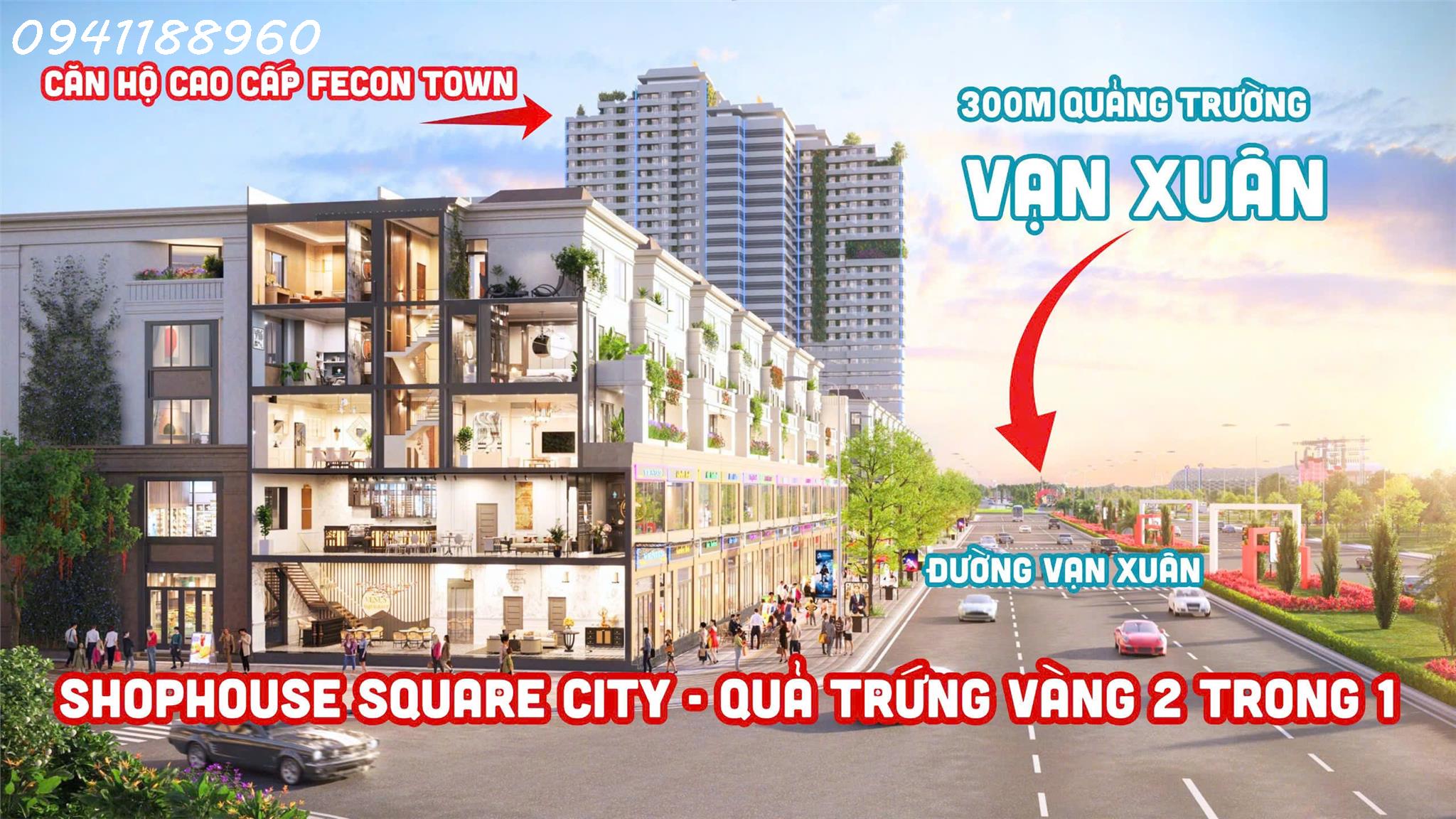 Square City - Căn độc quyền, Quỹ hàng chủ đầu tư. Liên hệ: 0941 188 960 - Ảnh 2