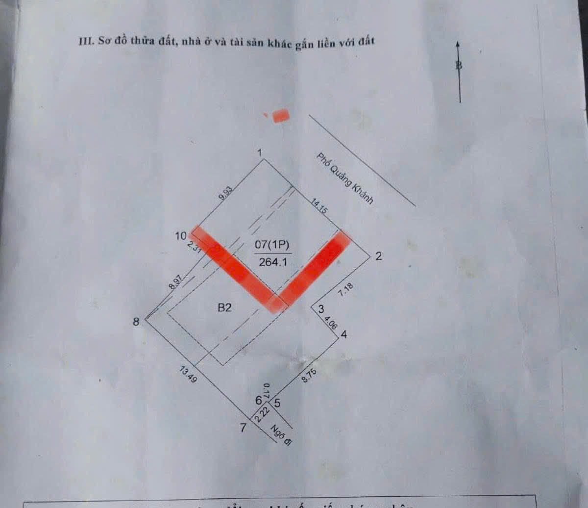 CƠ HỘI ĐẦU TƯ – ĐẤT MẶT PHỐ QUẢNG KHÁNH – VIEW HỒ TÂY<br> • Diện tích: 100m², mặt tiền 10m<br> • - Ảnh 2