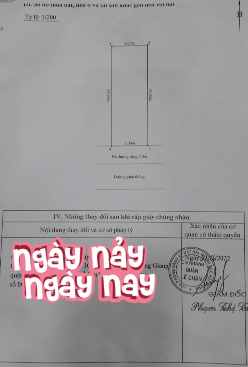 Bán đất phân lô Vĩnh Niệm - tuyến 3 Bùi Viện, 70m, đường 12m, Giá 60 tr/m rẻ nhất - Ảnh 4