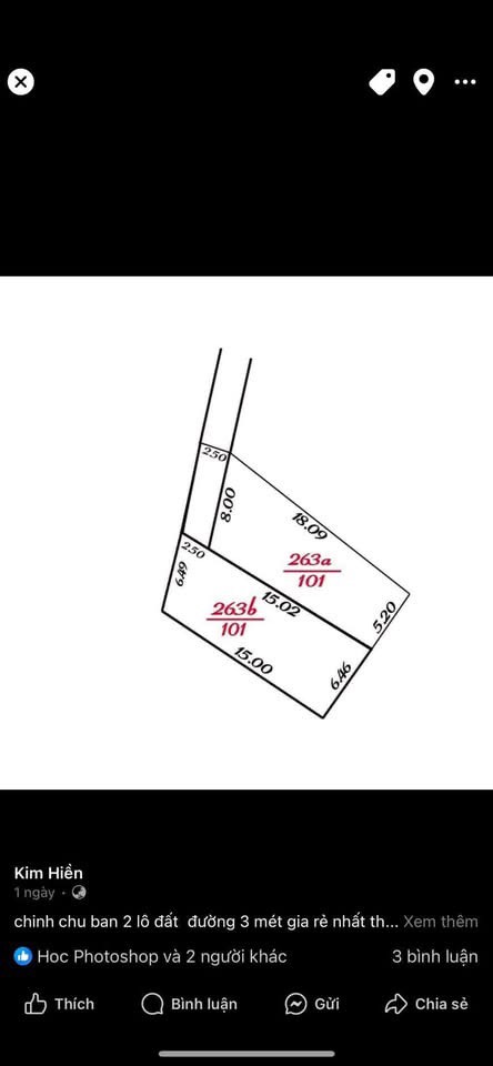 CẦN BÁN 2 LÔ ĐẤT ĐẸP - GIÁ TỐT - Vị Trí Đắc Địa Tại Đội 5 Thôn Cát Thuế, Xã Vân Côn, Hoài Đức, TPHN - Ảnh 2