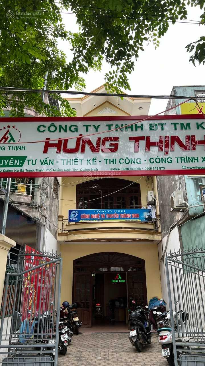 Chính chủ cho thuê nhà số 402 Hai Bà Trưng, trung tâm thành phố Quảng Ngãi (gần cầu Thạch Bích) - Ảnh chính