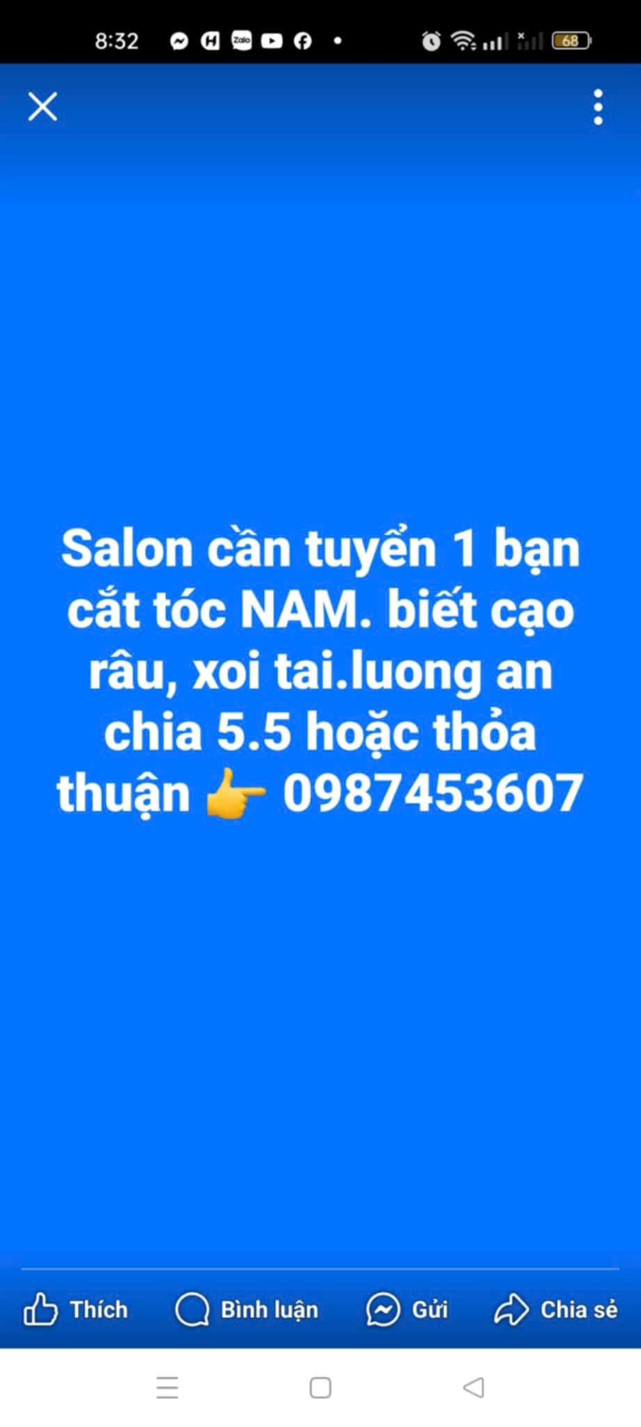 Salon tóc HƯƠNG số 48 đường Mai Lão Bạng Xóm 9 Nghi Phú Vinh Nghệ An CẦN TUYỂN: - Ảnh 4