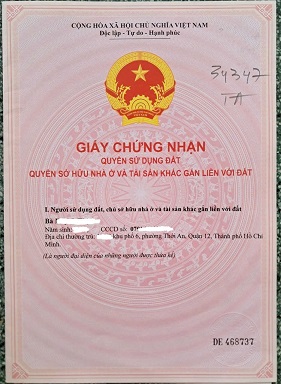 Diện tích được chuyển lên thổ cư là 882,8 m2 - P Thới An, Q 12, HCM - Ảnh chính
