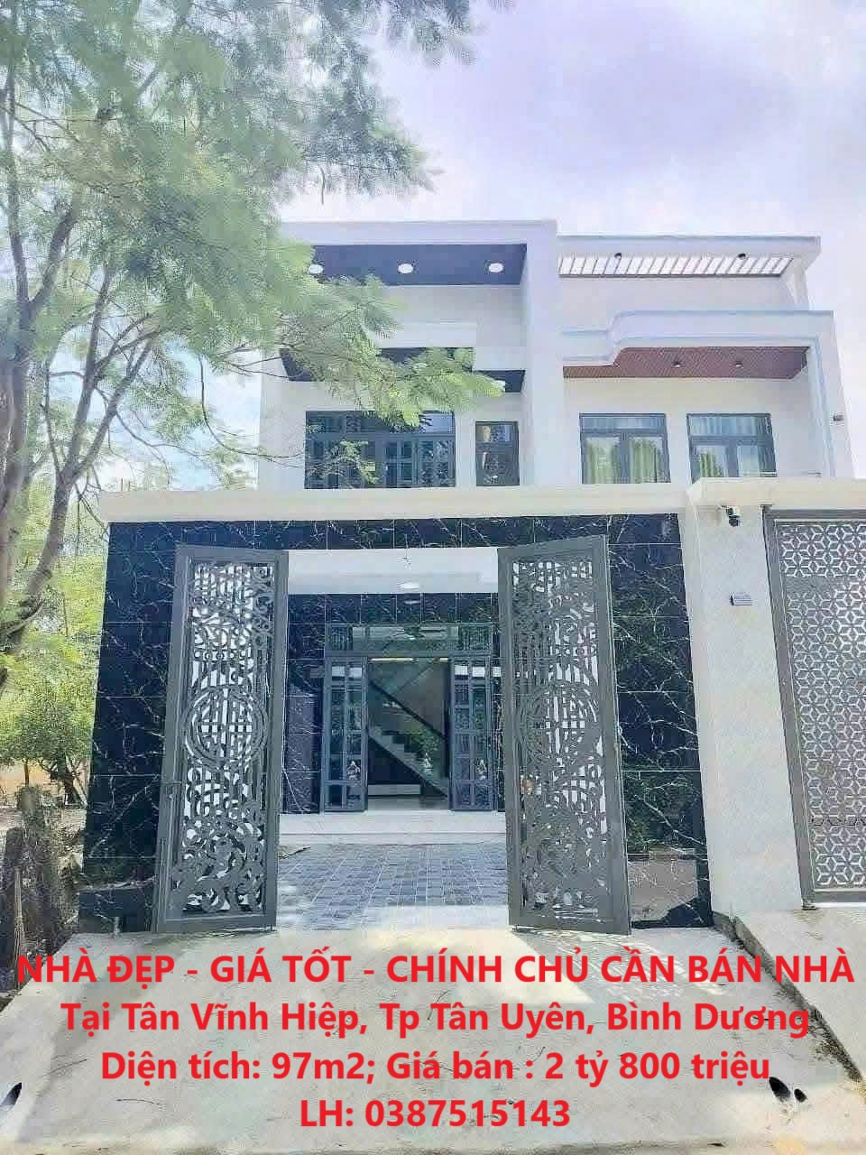 NHÀ ĐẸP - GIÁ TỐT - CHÍNH CHỦ CẦN BÁN NHÀ Tại Tân Vĩnh Hiệp, Tp Tân Uyên, Bình Dương - Ảnh chính