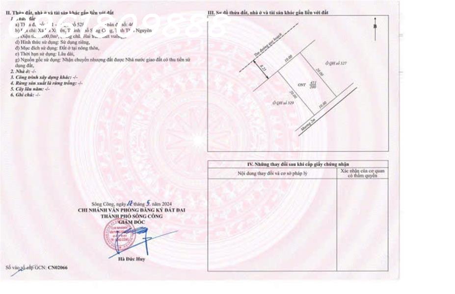 Bán 03 lô KDC Bách Quang, Sông Công, lô góc 166m2, hai lô cạnh lô 87,5m2, giá bán hợp lý - Ảnh 4