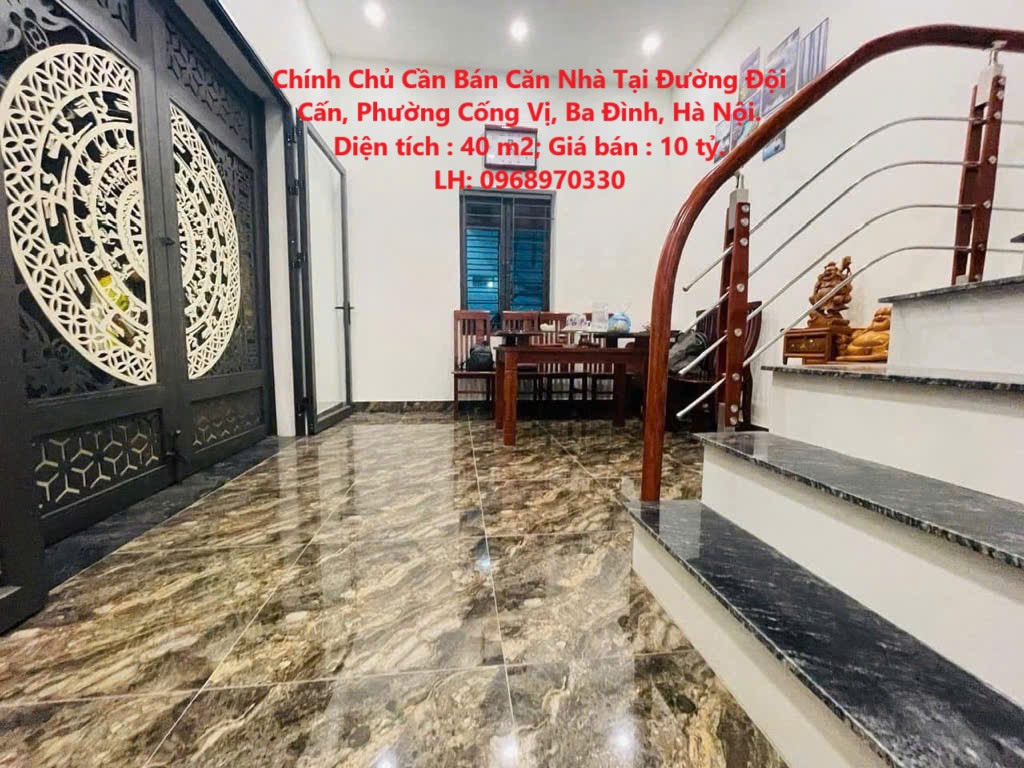 Chính Chủ Cần Bán Căn Nhà Tại Đường Đội Cấn, Phường Cống Vị, Ba Đình, Hà Nội. - Ảnh chính