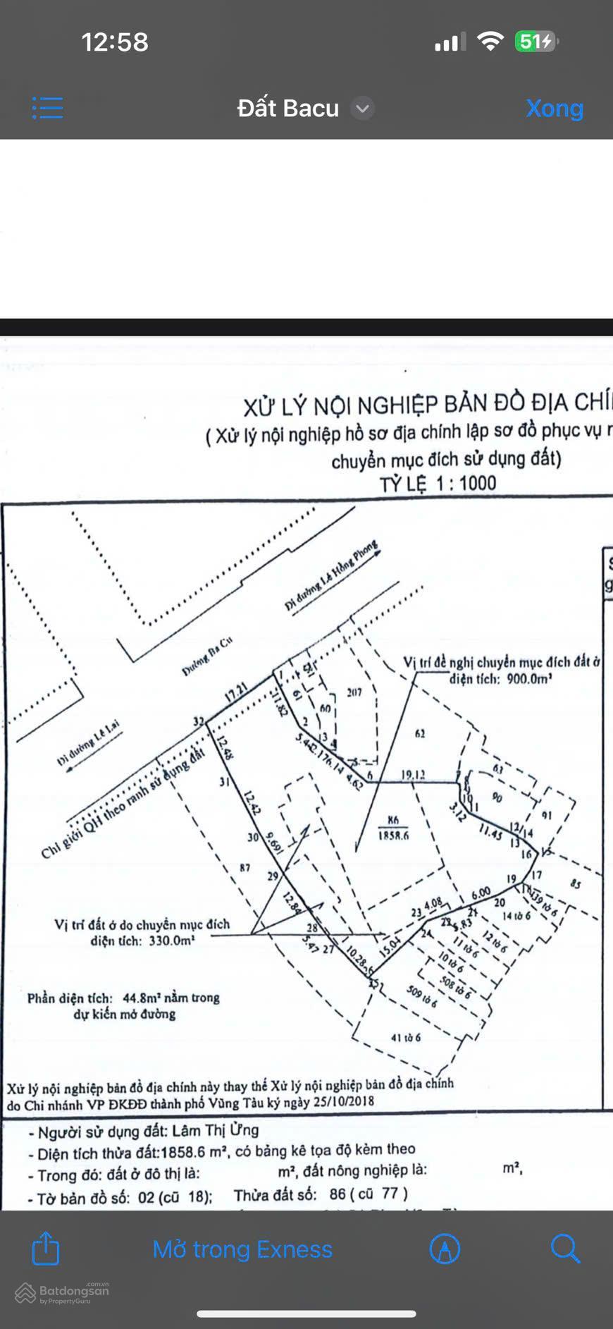 Bán nhà riêng tại Ba Cu, Phường 1, Vũng Tàu, giá tốt chỉ với 340 tỷ, 1836m2 - Ảnh 1