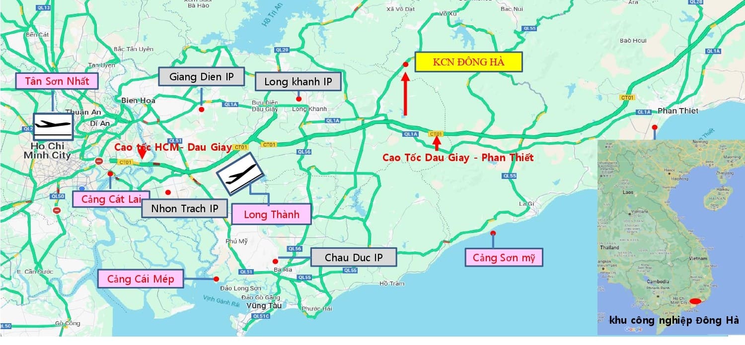 Cho thuê hơn 10ha đất làm nhà xưởng ở KCN Xã Đông Hà, Tỉnh Bình Thuận - Ảnh chính