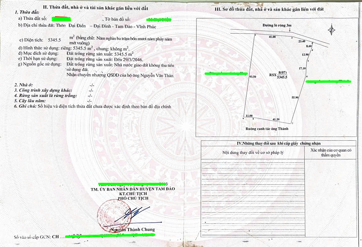 Bán đất trục vào khu Danh Thắng Tây Thiên, Tam Đảo, Vĩnh Phúc, giá chỉ nhỉnh 3triệu/m2, DT 11.398m2 - Ảnh chính