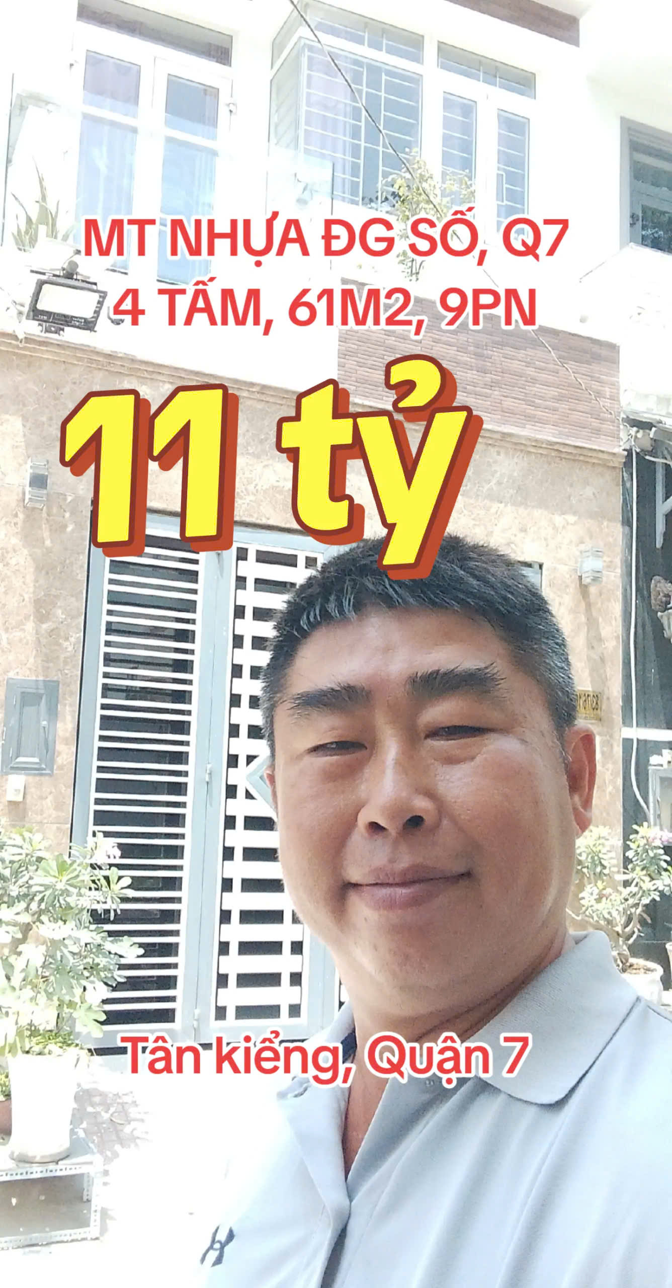 C180 🆘 NHÀ MẶT TIỀN ĐƯỜNG SỐ, TÂN KIỂNG, QUẬN 7 – GIẢM SÂU 1.2 TỶ!<br>🔥 Giá mới chỉ 11 TỶ – Chủ cần - Ảnh chính