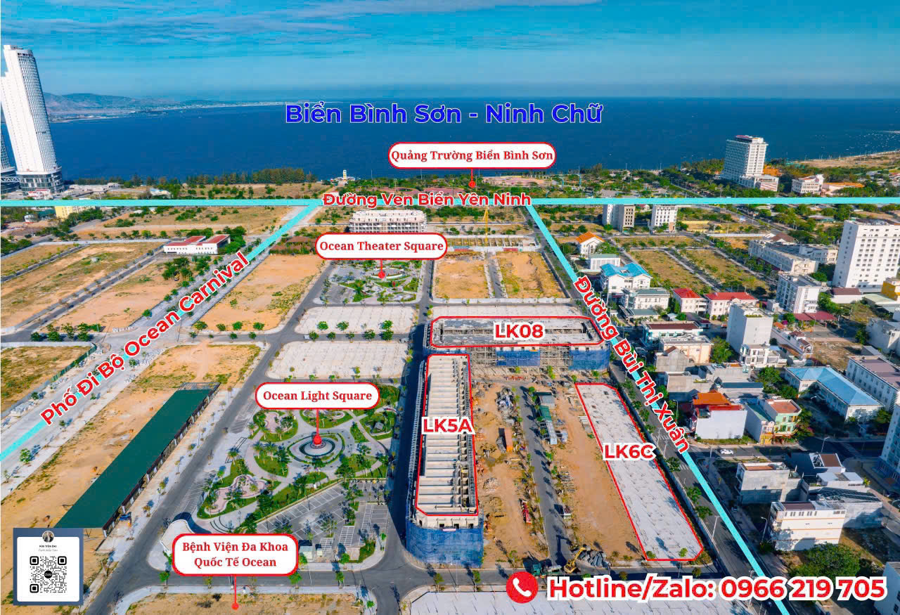 Chỉ từ 6,3 tỷ đã sở hữu shophouse 4 tầng mặt biển Yên Ninh, Phan Rang. Bình Sơn Ocean Park. - Ảnh 1