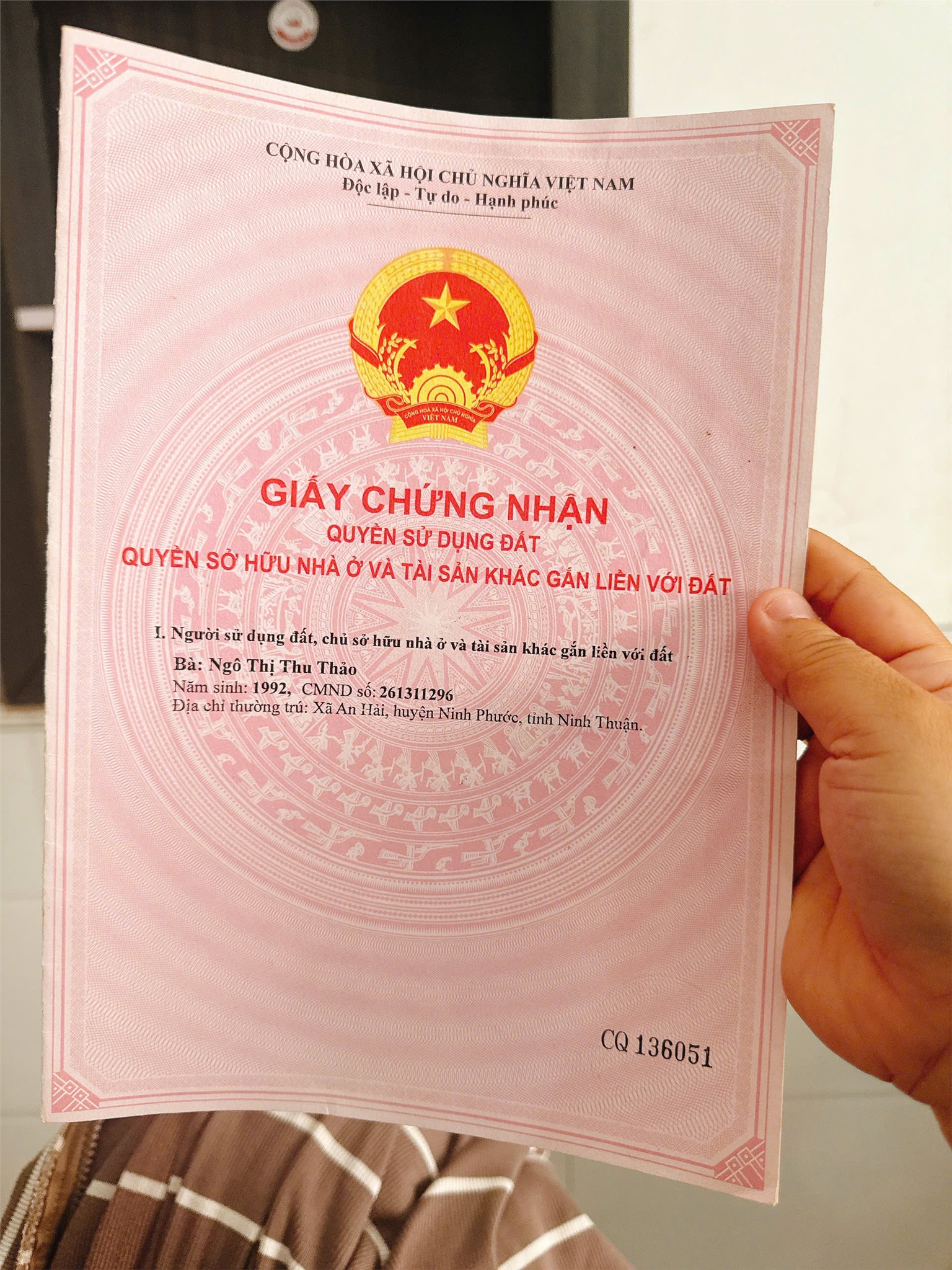 CẦN BÁN NHANH LÔ ĐẤT TẠI xã An Hải, huyện Ninh Phước, tỉnh Ninh Thuận - Ảnh 1