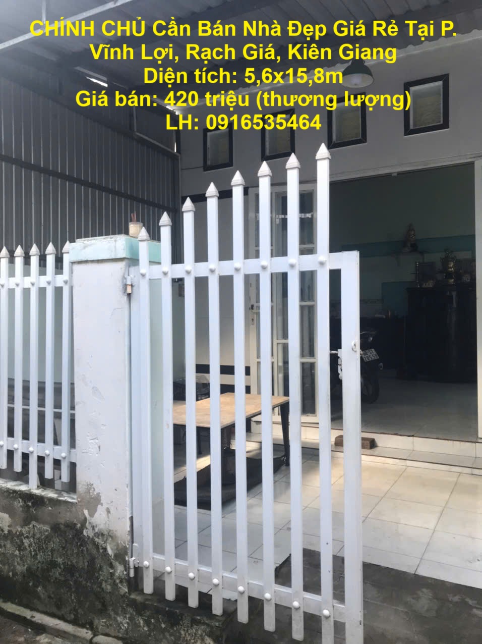 CHÍNH CHỦ Cần Bán Nhà Đẹp Giá Rẻ Tại P. Vĩnh Lợi, Rạch Giá, Kiên Giang - Ảnh chính