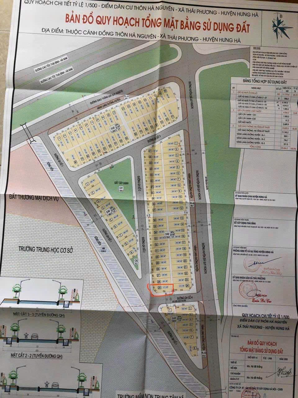 Chính Chủ Cần Bán Lô Đất 3 Mặt Tiền Đẹp Thuộc Xã Thái Phương, Hưng Hà , Thái Bình - Ảnh 2