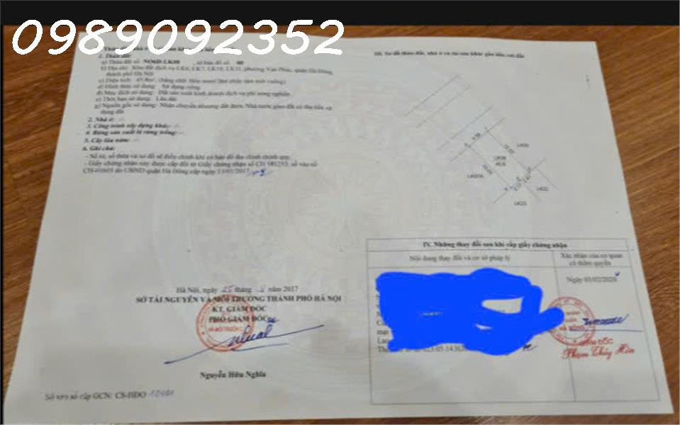 Chính chủ bán lô đất Vạn Phúc mặt tiền 4,58m vỉ hè 2m vị trí đắc địa kinh doanh đa nghành - Ảnh 1