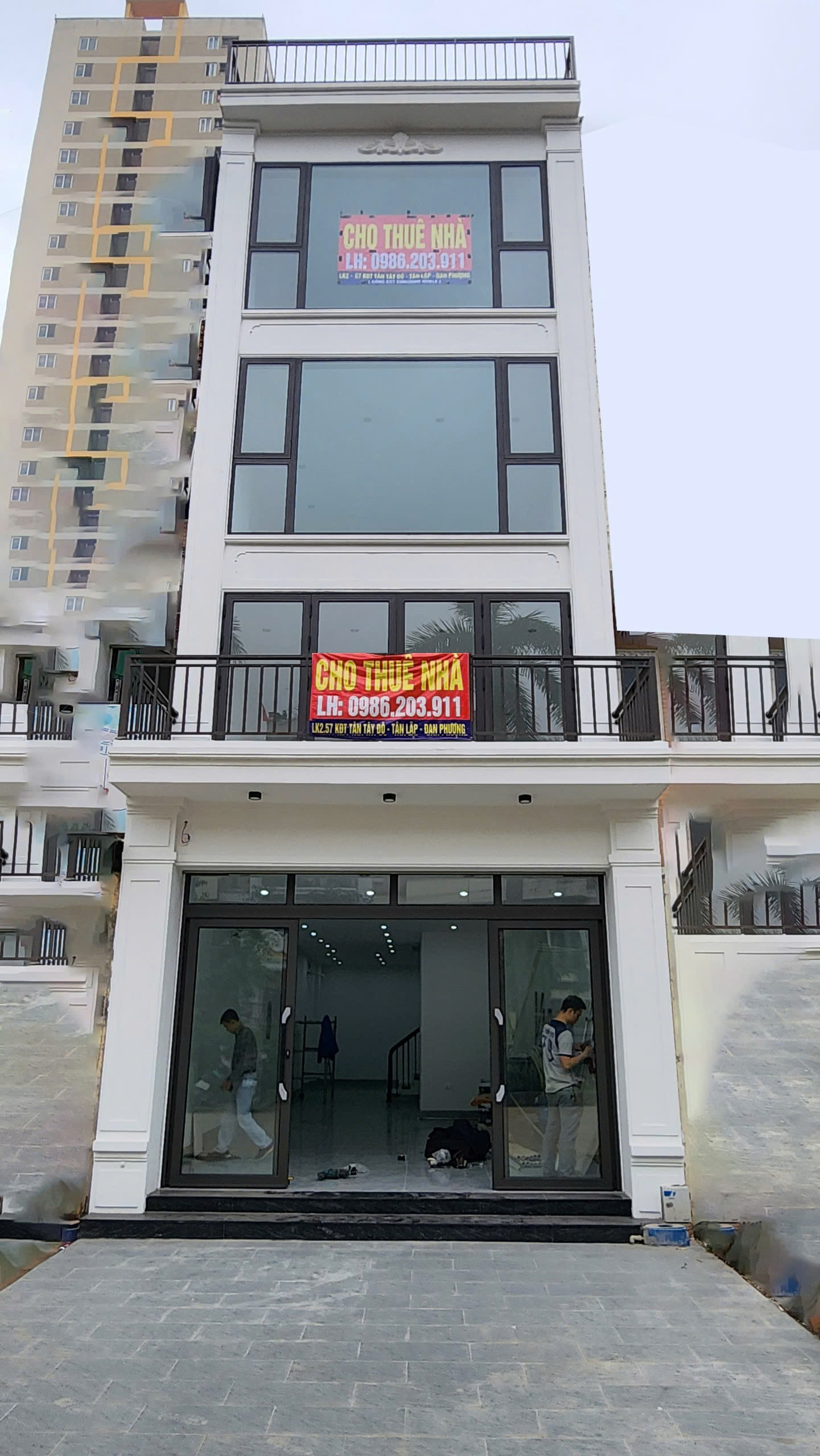 CHO THUÊ NHÀ MẶT PHỐ SHOPHOUSE 80M2, 4.5TẦNG, 6PN TRỤC CHÍNH KĐT TÂN TÂY ĐÔ, ĐAN PHƯỢNG - Ảnh chính