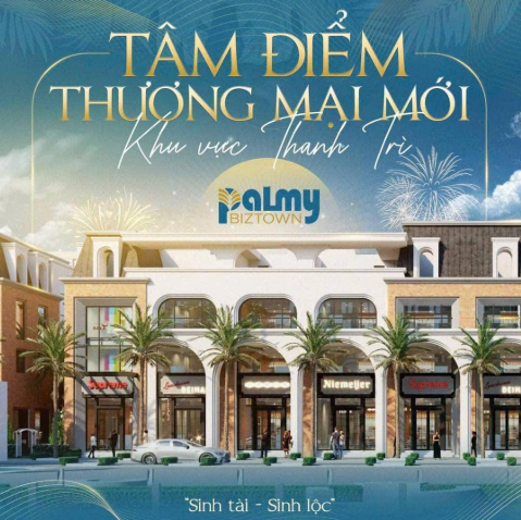 Bán lô liền kề Palmy Biztown Thanh Trì – 75m² – 150tr/m²🏷 - Ảnh 2