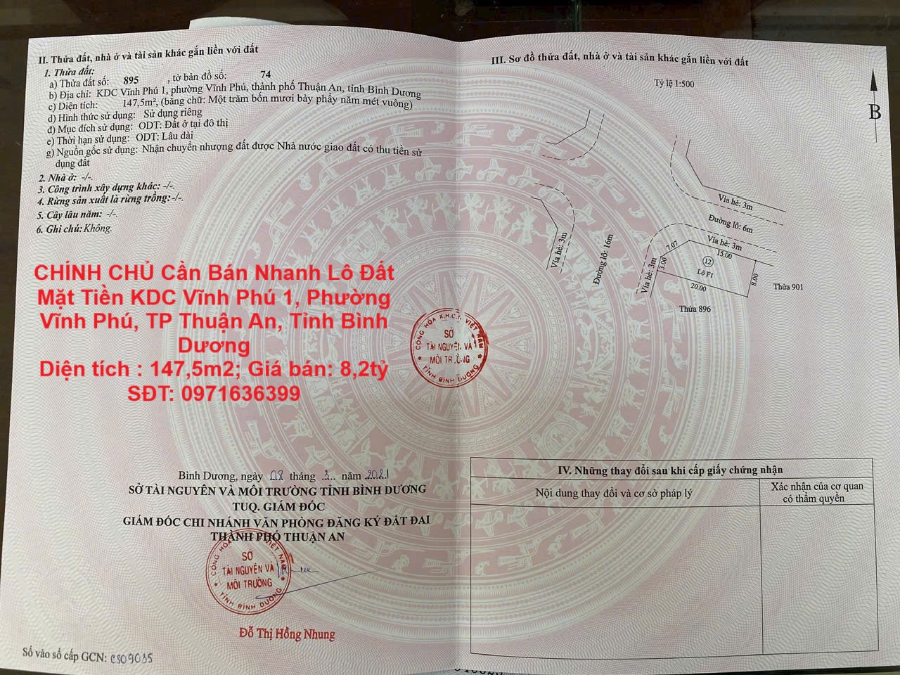 CHÍNH CHỦ Cần Bán Nhanh Lô Đất Mặt Tiền hiện có nhà cấp 4 chắc chắn đang cho thuê 10tr/1 tháng Vị - Ảnh chính