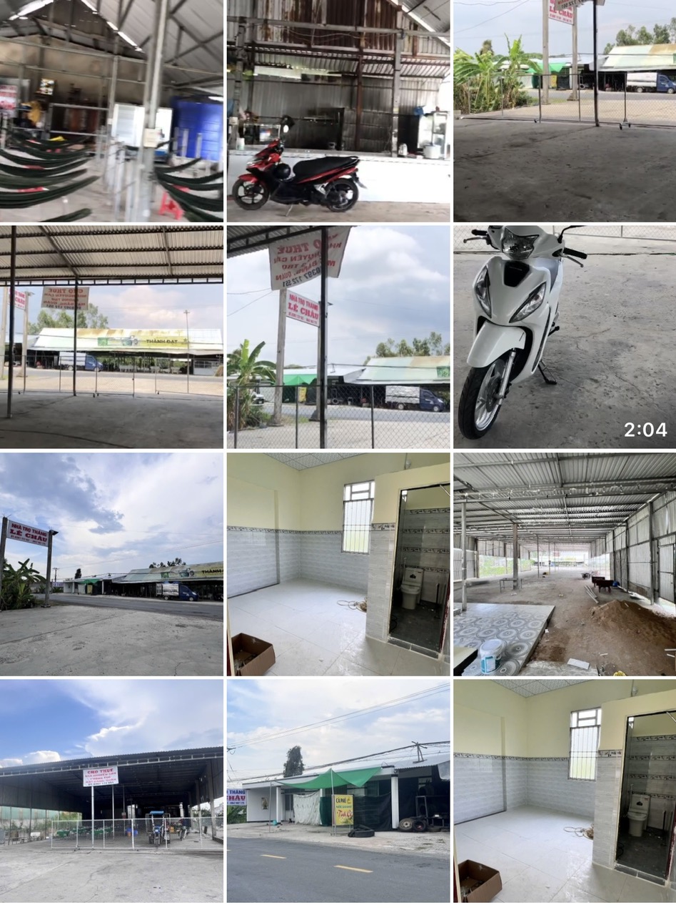 CHÍNH CHỦ CẦN CHO THUÊ PHÒNG TRỌ ,MẶT BẰNG  GARAGE XE, QUÁN CƠM Ấp 5- Xã Tân Lập- Huyện Mộc Hóa - - Ảnh chính